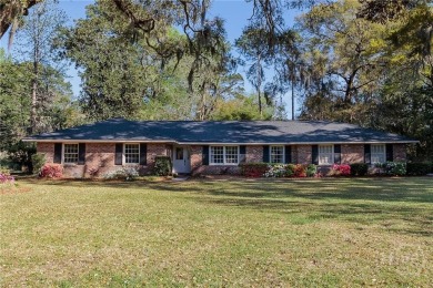 This gorgeous one-story brick ranch in desirable Wilmington Park on Wilmington Island Club in Georgia - for sale on GolfHomes.com, golf home, golf lot