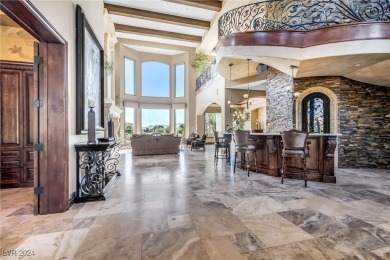 Richard Luke designed home. Stunning, spectacular, one of a kind on Southern Highlands Golf Club in Nevada - for sale on GolfHomes.com, golf home, golf lot