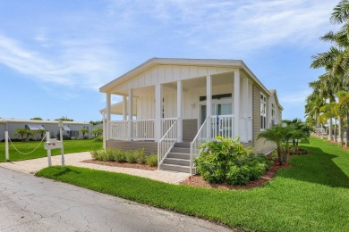 This 2024 Jacobsen Home offering two bedrooms, two bath, is on Royal Wood Golf and Country Club in Florida - for sale on GolfHomes.com, golf home, golf lot