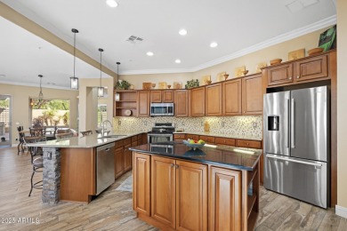 Luxurious Trilogy Home with Heated Saltwater Pool & SOLAR IS on Trilogy Golf Club At Vistancia in Arizona - for sale on GolfHomes.com, golf home, golf lot
