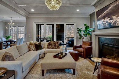 Amazing estate on a level, private lot in Governors Club, home on Governors Club in North Carolina - for sale on GolfHomes.com, golf home, golf lot