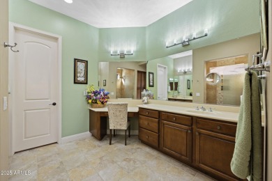 Luxurious Trilogy Home with Heated Saltwater Pool & SOLAR IS on Trilogy Golf Club At Vistancia in Arizona - for sale on GolfHomes.com, golf home, golf lot
