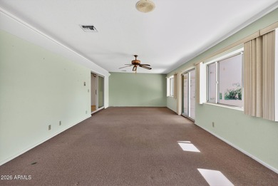 Well maintained and move-in ready 800 model is one of the on Sunland Village Golf Club in Arizona - for sale on GolfHomes.com, golf home, golf lot