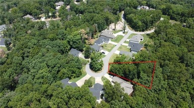 This large lot (.44 ac) on a cul-de-sac has access to SEWER and on Bella Vista - Metfield Golf Complex and Country Club in Arkansas - for sale on GolfHomes.com, golf home, golf lot