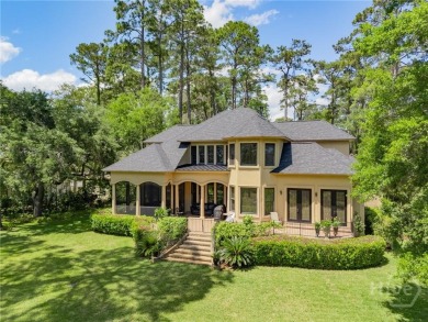 Make this spectacular property yours! This extraordinary custom on The Landings Club - Marshwood in Georgia - for sale on GolfHomes.com, golf home, golf lot
