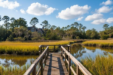 **FIRST LOOK-TUESDAY, Nov 25th** Perched on a private peninsula on Kiawah Island Resort - Cougar Point in South Carolina - for sale on GolfHomes.com, golf home, golf lot
