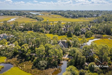 **FIRST LOOK-TUESDAY, Nov 25th** Perched on a private peninsula on Kiawah Island Resort - Cougar Point in South Carolina - for sale on GolfHomes.com, golf home, golf lot