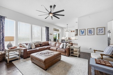 Imagine ending your day on the covered lanai, grilling in the on St. Johns Golf and Country Club in Florida - for sale on GolfHomes.com, golf home, golf lot