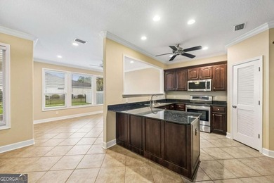 This low-maintenance 3 bedroom, 2 bathroom Single Family on Laurel Island Links in Georgia - for sale on GolfHomes.com, golf home, golf lot