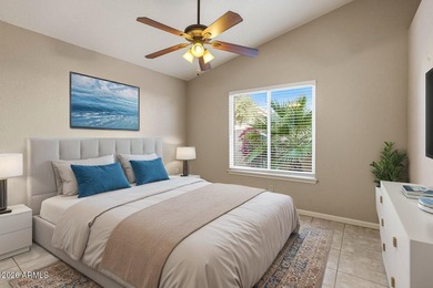 A Botanical Masterpiece Backing to Estrella's Twin Lakes. Set on on Estrella Mountain Ranch Golf Course in Arizona - for sale on GolfHomes.com, golf home, golf lot