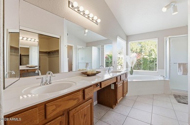 A Botanical Masterpiece Backing to Estrella's Twin Lakes. Set on on Estrella Mountain Ranch Golf Course in Arizona - for sale on GolfHomes.com, golf home, golf lot