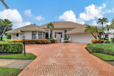 Lovely one-story, 3-bedroom + office home with lake and golf on St. Andrews Country Club of Boca Raton in Florida - for sale on GolfHomes.com, golf home, golf lot