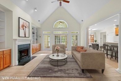 This stately brick home in Brandywine Bay enjoys a prime setting on Brandywine Bay Golf Club in North Carolina - for sale on GolfHomes.com, golf home, golf lot