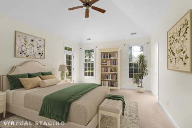 This stately brick home in Brandywine Bay enjoys a prime setting on Brandywine Bay Golf Club in North Carolina - for sale on GolfHomes.com, golf home, golf lot