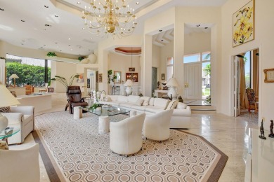 Lovely one-story, 3-bedroom + office home with lake and golf on St. Andrews Country Club of Boca Raton in Florida - for sale on GolfHomes.com, golf home, golf lot