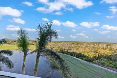 Wake up to breathtaking views of the lake, golf course, Estero on West Bay Beach and Golf Club in Florida - for sale on GolfHomes.com, golf home, golf lot