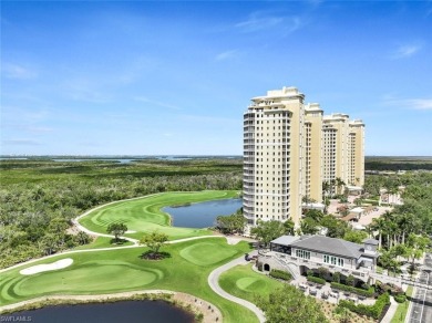 Wake up to breathtaking views of the lake, golf course, Estero on West Bay Beach and Golf Club in Florida - for sale on GolfHomes.com, golf home, golf lot