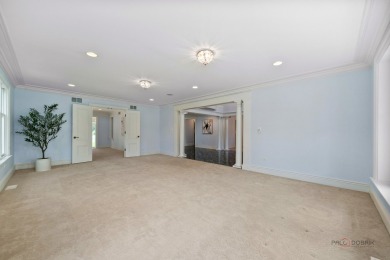 Discover unparalleled luxury in this exquisite 6+1 bedroom, 7 on Hillcrest Country Club in Illinois - for sale on GolfHomes.com, golf home, golf lot