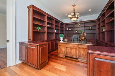 Discover unparalleled luxury in this exquisite 6+1 bedroom, 7 on Hillcrest Country Club in Illinois - for sale on GolfHomes.com, golf home, golf lot