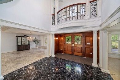 Discover unparalleled luxury in this exquisite 6+1 bedroom, 7 on Hillcrest Country Club in Illinois - for sale on GolfHomes.com, golf home, golf lot