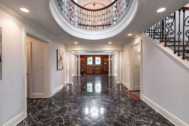 Discover unparalleled luxury in this exquisite 6+1 bedroom, 7 on Hillcrest Country Club in Illinois - for sale on GolfHomes.com, golf home, golf lot