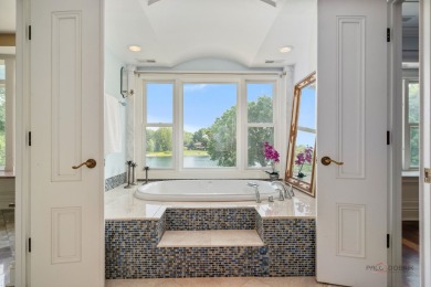 Discover unparalleled luxury in this exquisite 6+1 bedroom, 7 on Hillcrest Country Club in Illinois - for sale on GolfHomes.com, golf home, golf lot