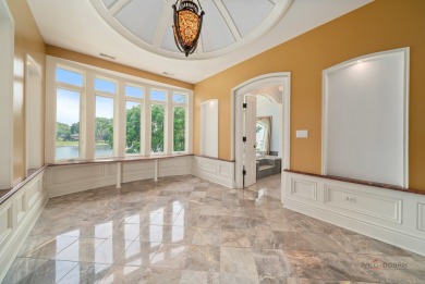 Discover unparalleled luxury in this exquisite 6+1 bedroom, 7 on Hillcrest Country Club in Illinois - for sale on GolfHomes.com, golf home, golf lot