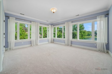 Discover unparalleled luxury in this exquisite 6+1 bedroom, 7 on Hillcrest Country Club in Illinois - for sale on GolfHomes.com, golf home, golf lot