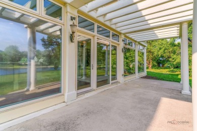 Discover unparalleled luxury in this exquisite 6+1 bedroom, 7 on Hillcrest Country Club in Illinois - for sale on GolfHomes.com, golf home, golf lot