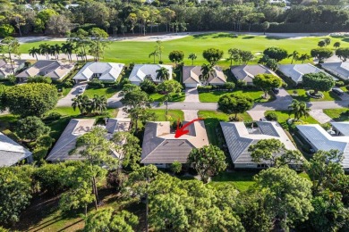 Nestled in a peaceful neighborhood, this 3-bedroom, 2-bath villa on Quail Ridge Golf Course and Country Club in Florida - for sale on GolfHomes.com, golf home, golf lot