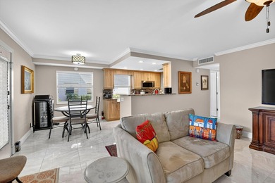 Very desirable first floor unit in Flanders D. The kitchen on Kings Point Golf -Flanders Way in Florida - for sale on GolfHomes.com, golf home, golf lot