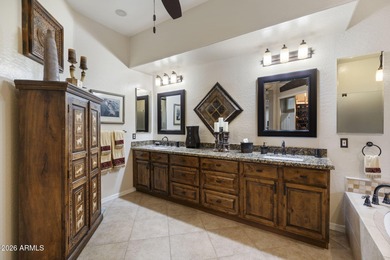 Beautifully maintained single-story home located on a quiet on Sanctuary Golf Course At WestWorld in Arizona - for sale on GolfHomes.com, golf home, golf lot