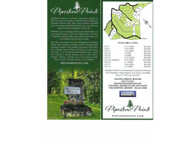 Lot 13 - 2.14 Acres, is located in Pipestem Pointe is a private on Pipestem Golf Club - Regulation in West Virginia - for sale on GolfHomes.com, golf home, golf lot
