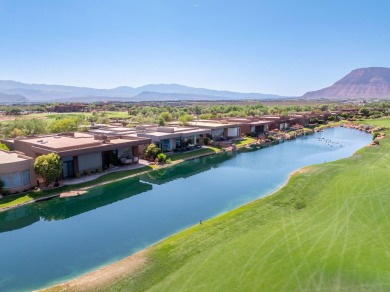 This spectacular home on the 6th Hole of the Entrada Golf Course on Entrada at Snow Canyon in Utah - for sale on GolfHomes.com, golf home, golf lot