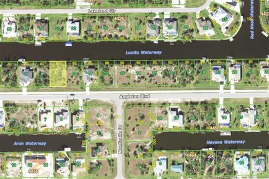 WATERFRONT VACANT LAND IN SOUTH GULF COVE - This waterfront on Rotonda Golf and Country Club - Long Marsh  in Florida - for sale on GolfHomes.com, golf home, golf lot