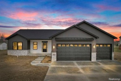 Home is currently being built with approximately 2-3 months on Copper Ridge Golf Club in Michigan - for sale on GolfHomes.com, golf home, golf lot