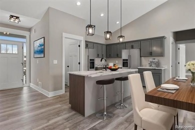 Home is currently being built with approximately 2-3 months on Copper Ridge Golf Club in Michigan - for sale on GolfHomes.com, golf home, golf lot