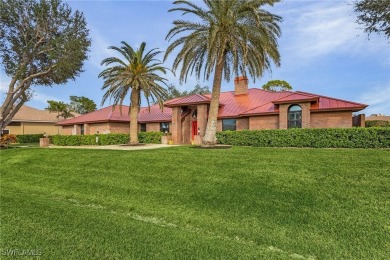 Discover luxury living in this all-brick gem within Fiddlesticks on Fiddlesticks Country Club in Florida - for sale on GolfHomes.com, golf home, golf lot