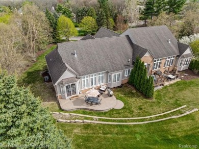 Welcome to 5504 Eagleview Court! This end-unit ranch condo is on Pine Knob Golf Club - Hawk in Michigan - for sale on GolfHomes.com, golf home, golf lot