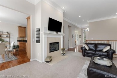 Welcome to 5504 Eagleview Court! This end-unit ranch condo is on Pine Knob Golf Club - Hawk in Michigan - for sale on GolfHomes.com, golf home, golf lot