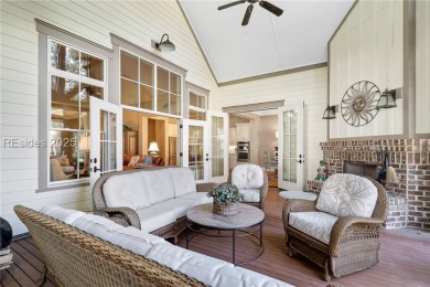 Experience the Lowcountry lifestyle in this custom-built home in on Oldfield Golf Club in South Carolina - for sale on GolfHomes.com, golf home, golf lot