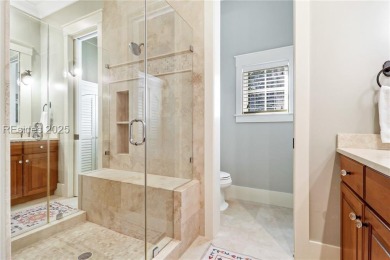 Experience the Lowcountry lifestyle in this custom-built home in on Oldfield Golf Club in South Carolina - for sale on GolfHomes.com, golf home, golf lot
