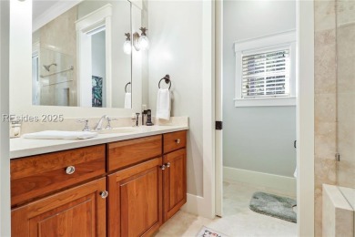 Experience the Lowcountry lifestyle in this custom-built home in on Oldfield Golf Club in South Carolina - for sale on GolfHomes.com, golf home, golf lot