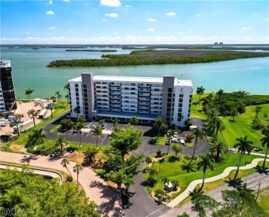 Enjoy Wide Open Unobstructed Bay Views from your 6th floor on Fort Myers Beach and Golf Club in Florida - for sale on GolfHomes.com, golf home, golf lot