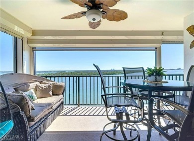 Enjoy Wide Open Unobstructed Bay Views from your 6th floor on Fort Myers Beach and Golf Club in Florida - for sale on GolfHomes.com, golf home, golf lot