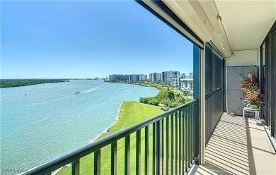 Enjoy Wide Open Unobstructed Bay Views from your 6th floor on Fort Myers Beach and Golf Club in Florida - for sale on GolfHomes.com, golf home, golf lot