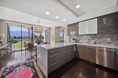 Upon entering this beautifully two-bedroom, two-bath condo on Desert Island Golf and Country Club in California - for sale on GolfHomes.com, golf home, golf lot