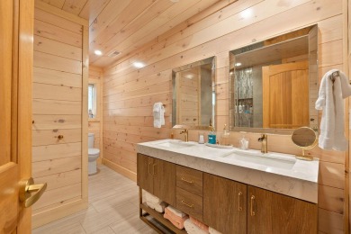 This Luxury Upscale Custom Lakefront Log  Stone Home invites you on Tellico Village -The Links At Kahite Golf Course in Tennessee - for sale on GolfHomes.com, golf home, golf lot