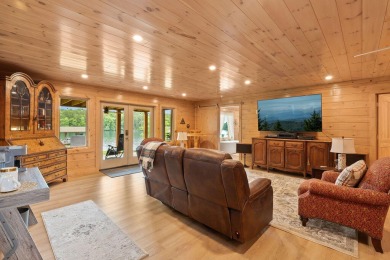 This Luxury Upscale Custom Lakefront Log  Stone Home invites you on Tellico Village -The Links At Kahite Golf Course in Tennessee - for sale on GolfHomes.com, golf home, golf lot