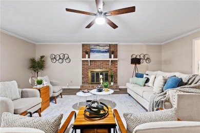 This beautifully remodeled 3-bedroom, 2-bath brick ranch is the on Honey Creek Country Club in Georgia - for sale on GolfHomes.com, golf home, golf lot